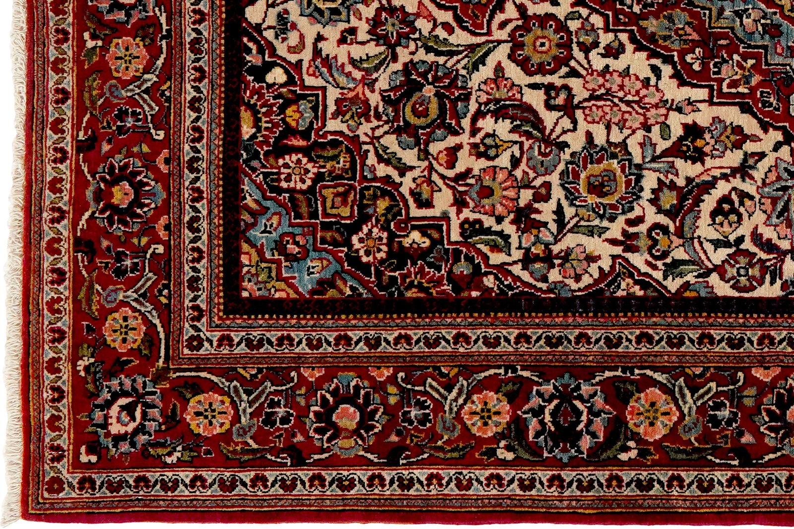 Kashan — Hand-knotted, 108x158 cm, Brown, 100% Virgin Wool | View 3