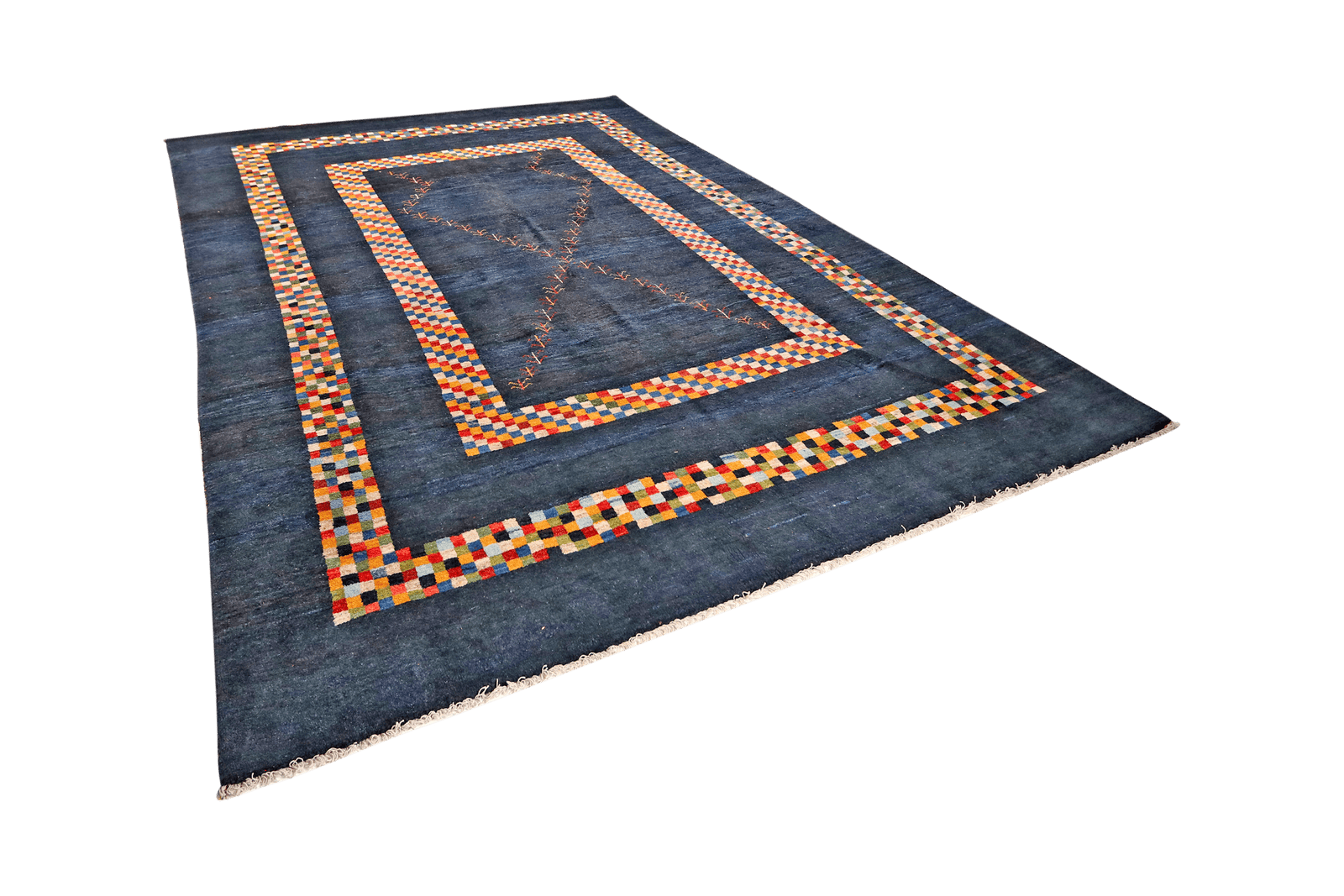Gabbeh — Hand-knotted, 285x397 cm, Blue, 100% Virgin Wool | View 5