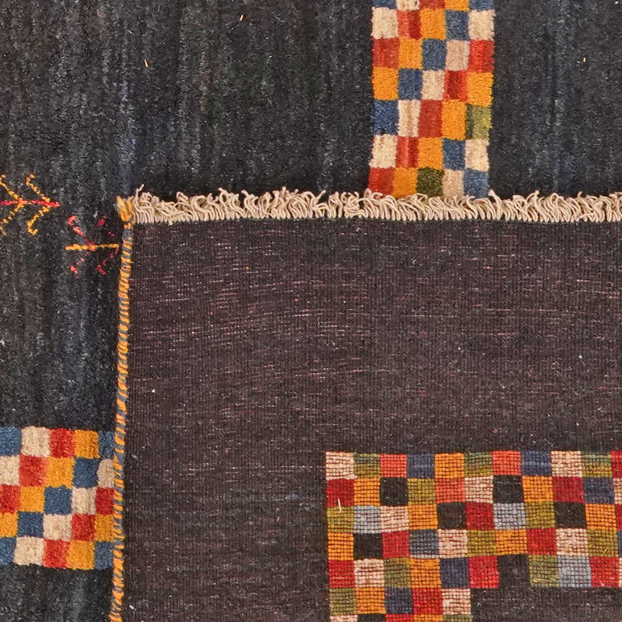 Gabbeh — Hand-knotted, 285x397 cm, Blue, 100% Virgin Wool | View 6