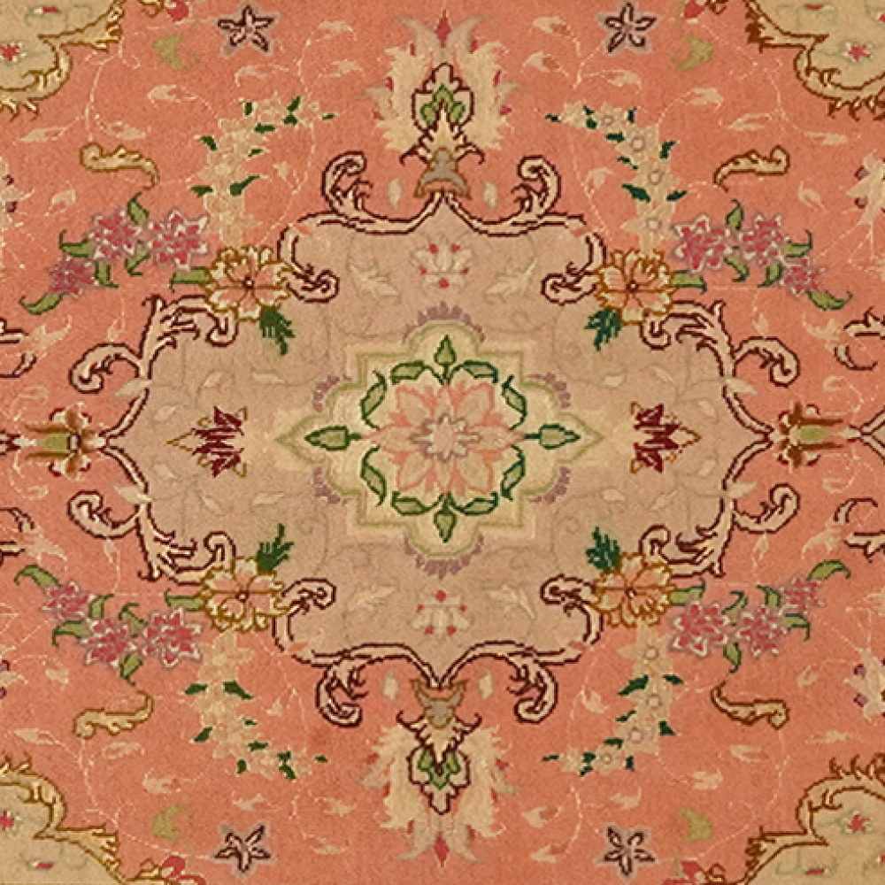 Tabriz 50 Raj — Handgefertigt, 128x73 cm, Braun, 80% Schurwolle, 20% Seide | View 5