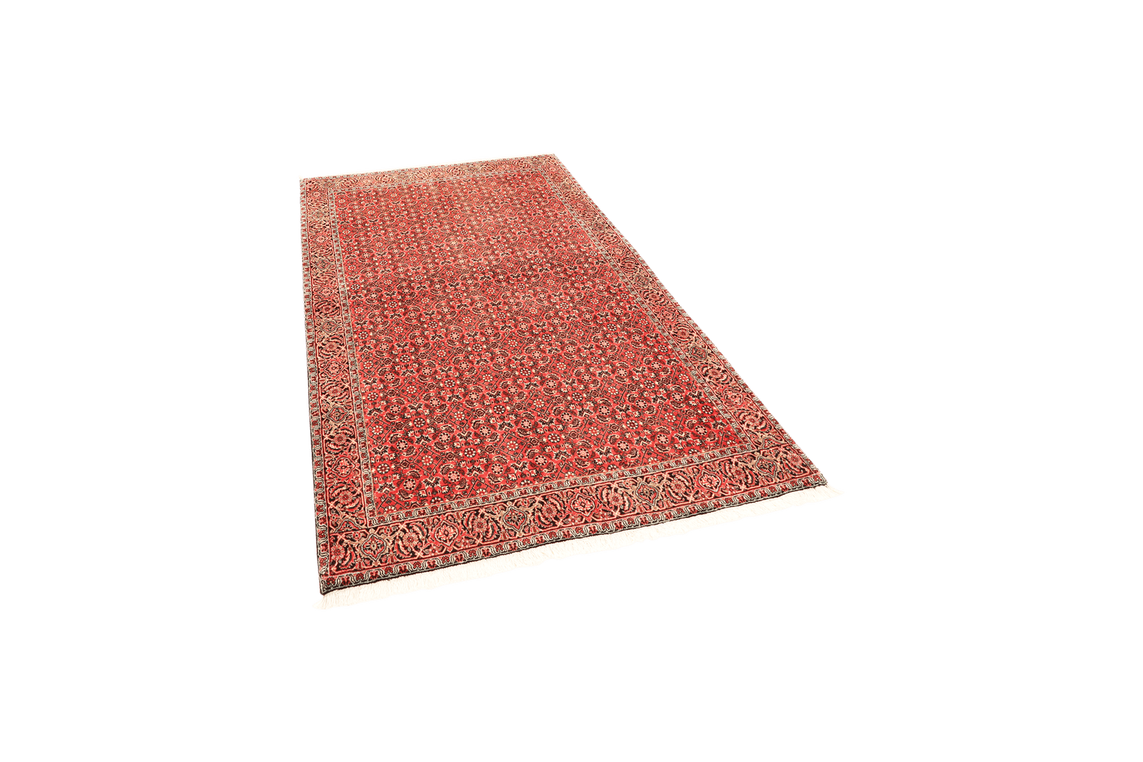 Bidjar — Hand-knotted, 111x176 cm, Red, 100% Virgin Wool | View 5