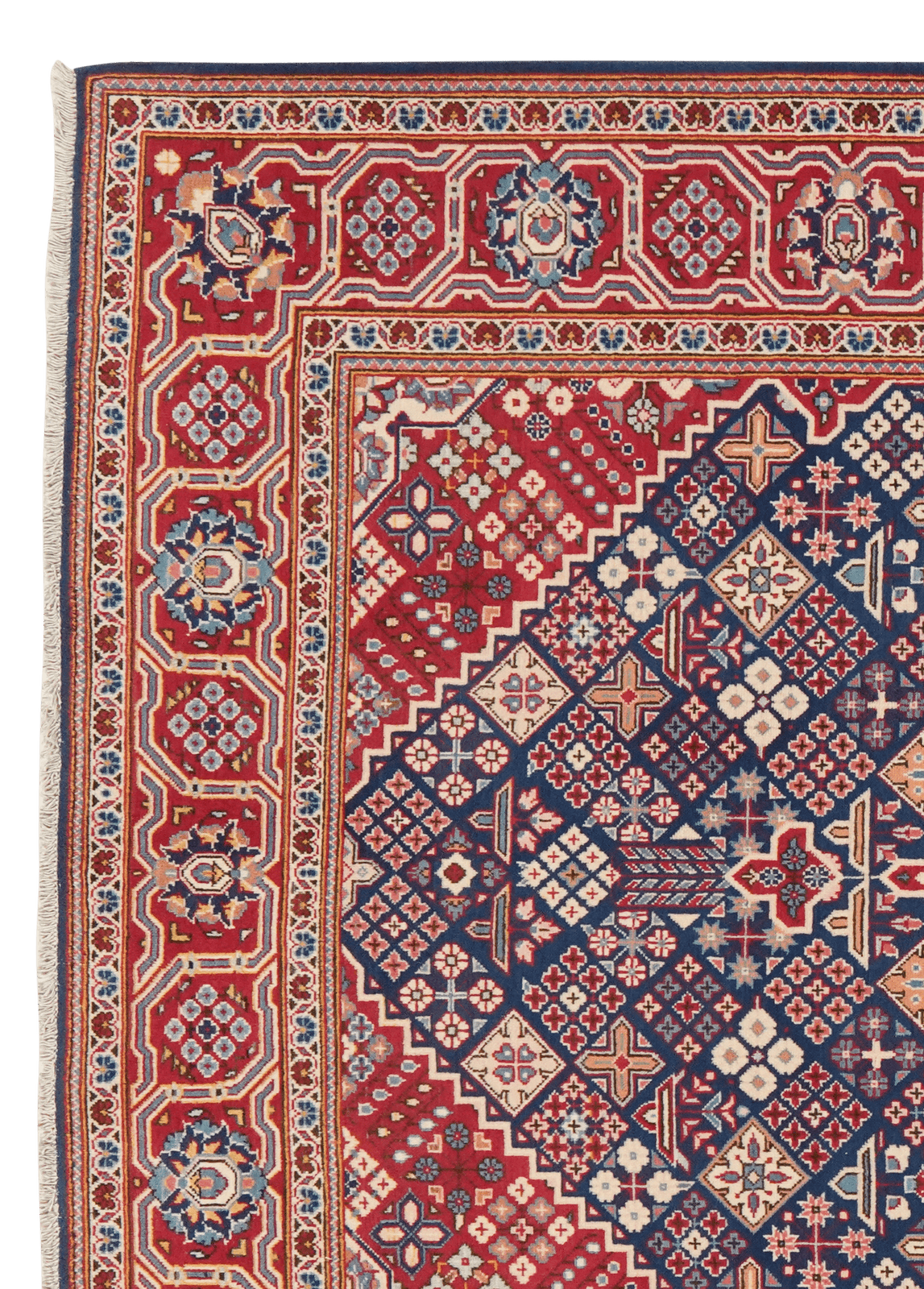 Kashan — Hand-knotted, 136x200 cm, Red, 100% Virgin Wool | View 3