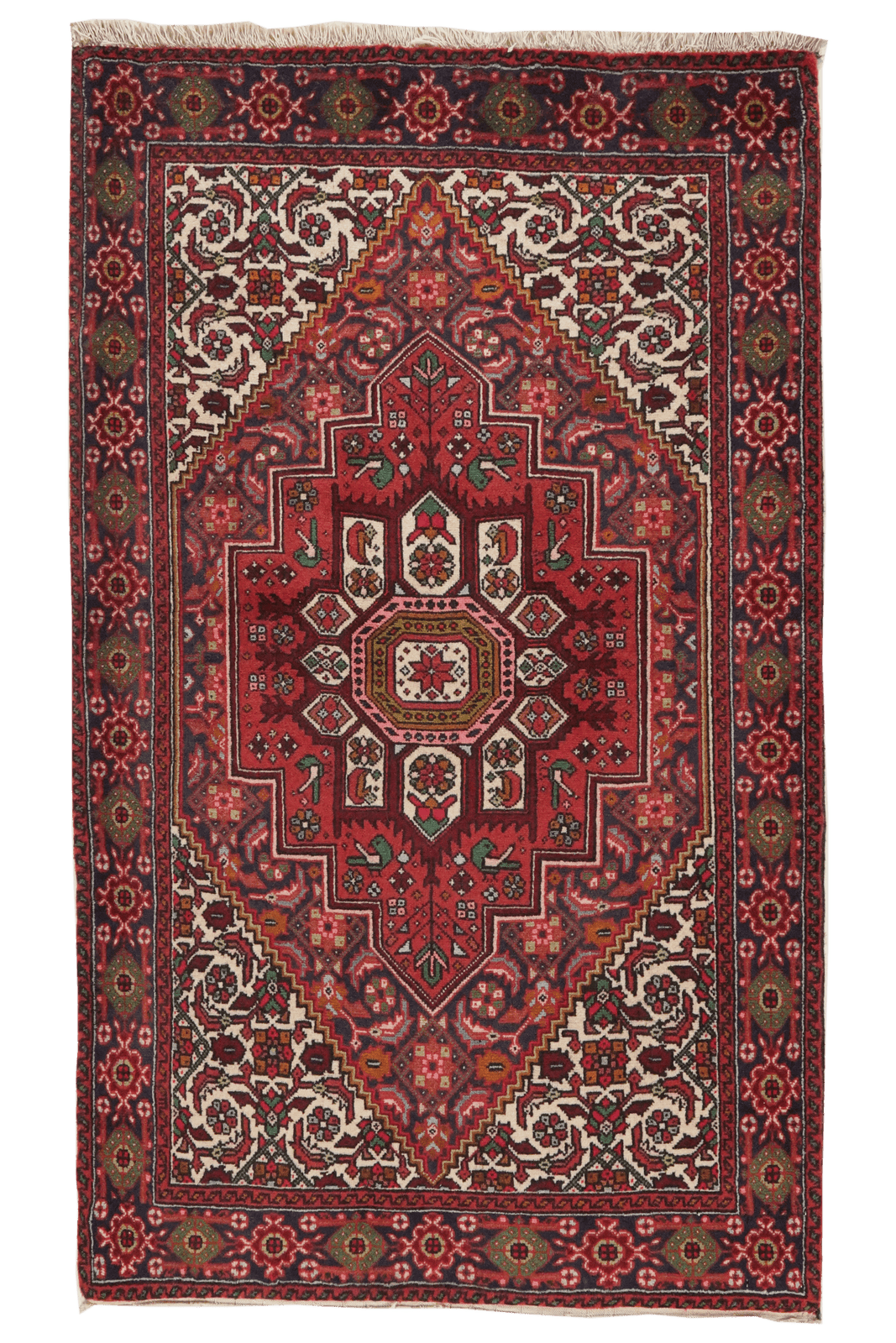 Goltuk — Hand-knotted, 77x135 cm, Blue, 100% Virgin Wool | Main view