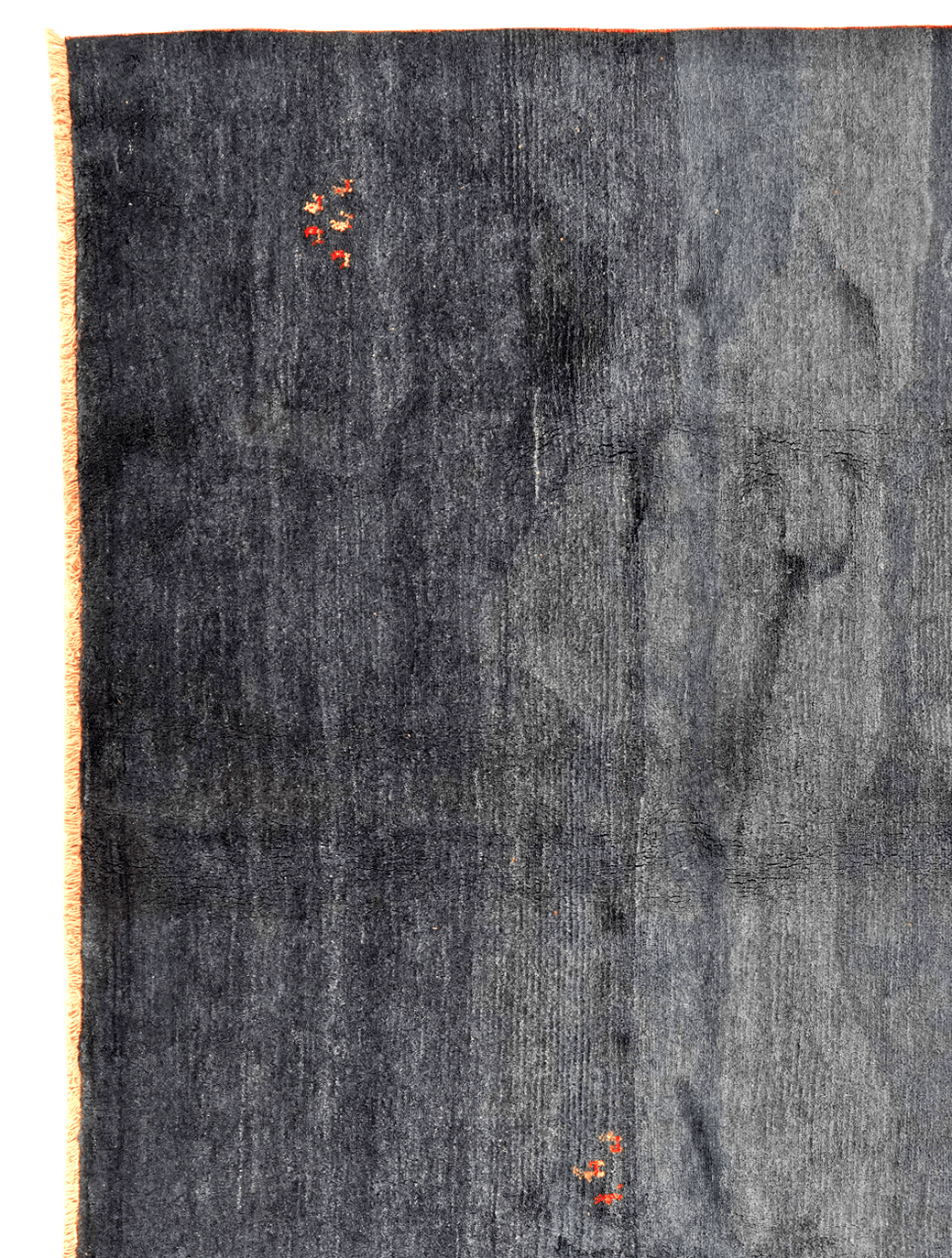 Gabbeh — Hand-knotted, 300x380 cm, Blue, 100% Virgin Wool | View 3