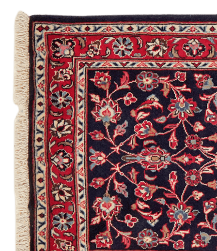 Ardakan — Hand-knotted, 70x237 cm, Blue, 100% Virgin Wool | View 3