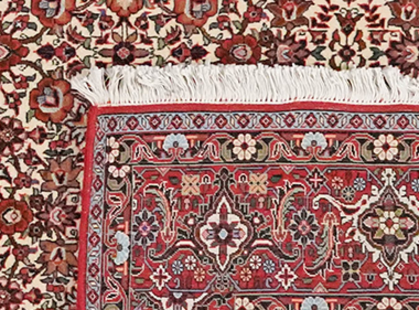 Bidjar — Hand-knotted, 198x288 cm, Beige, 100% Virgin Wool | View 6