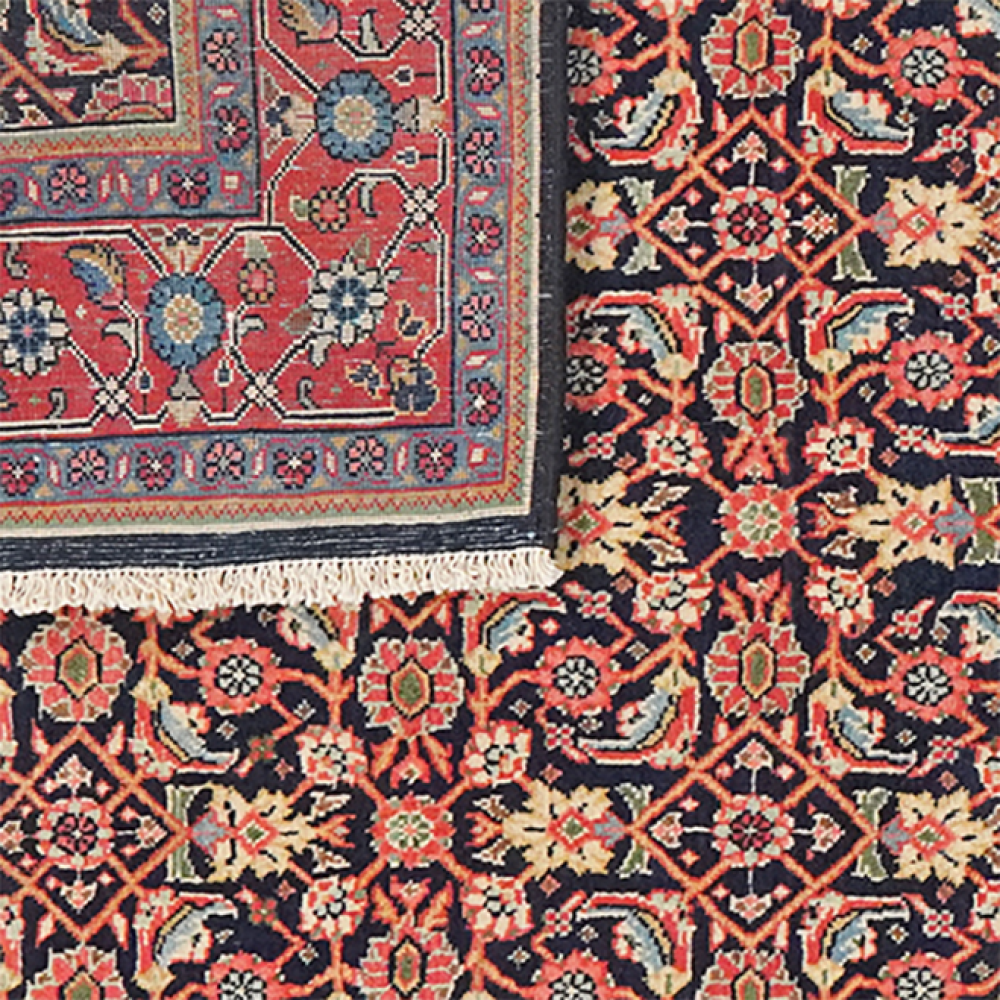 Sarough — Handgefertigt, 210x135 cm, Rot, 100% Virgin Wool | View 6