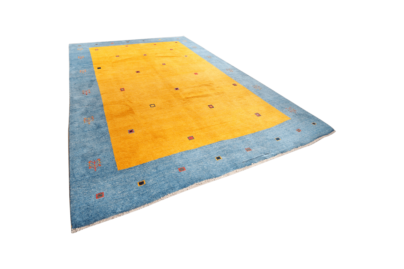 Gabbeh — Hand-knotted, 303x408 cm, Yellow, 100% Virgin Wool | View 5
