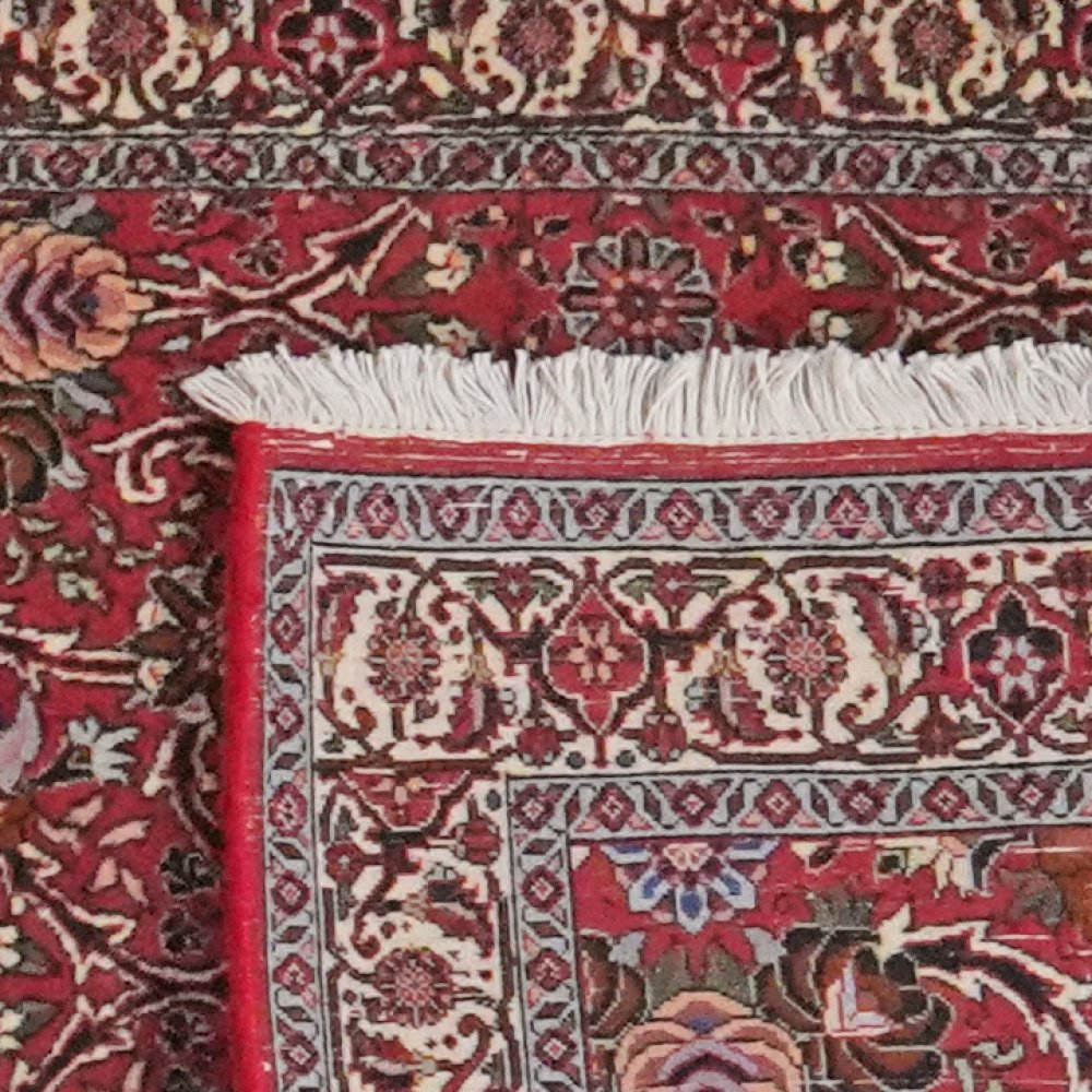 Bidjar — Hand-knotted, 85x388 cm, Red, 100% Virgin Wool | View 6