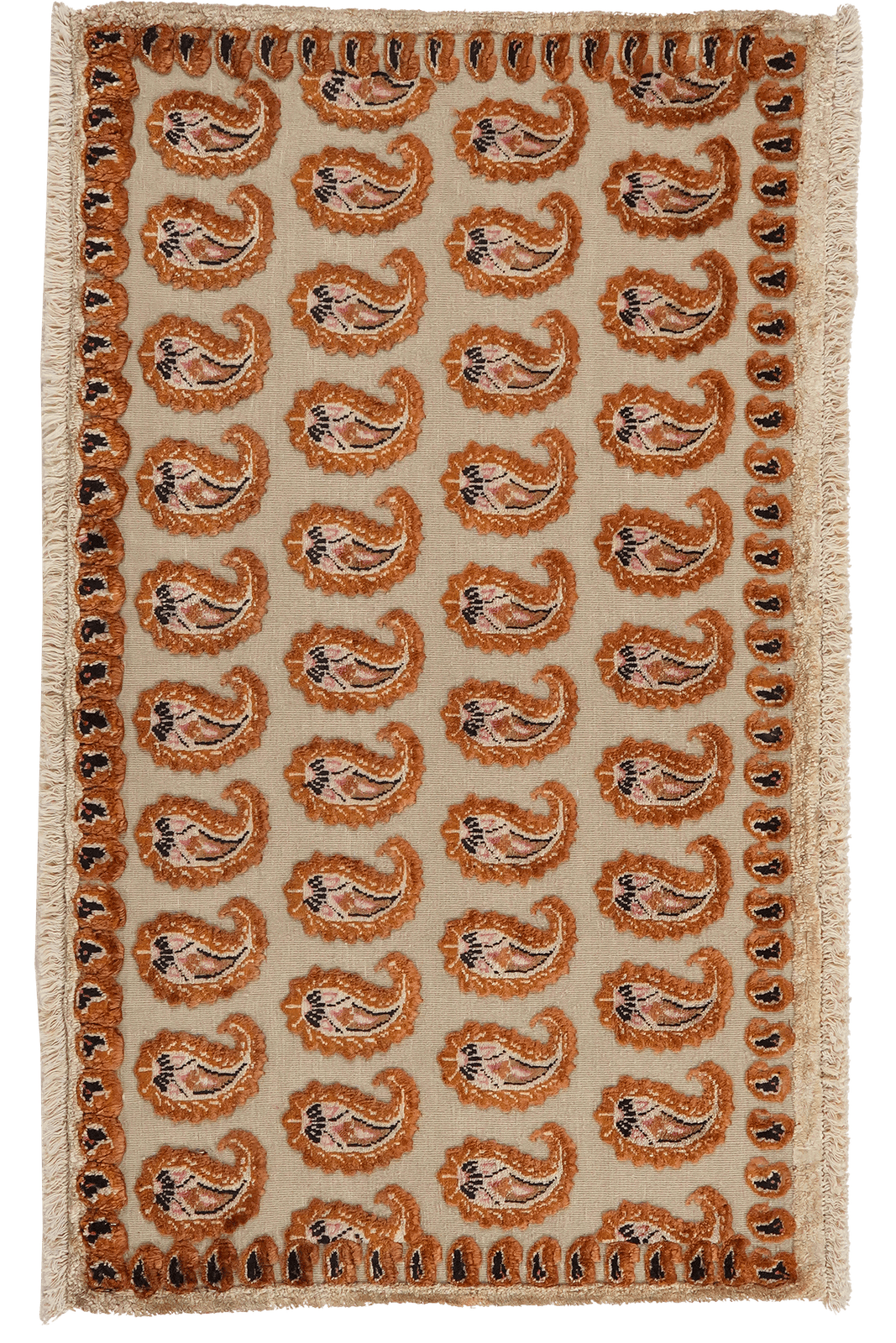 Kashan — Hand-knotted, 95x55 cm, Grey, 100% Virgin Wool | Main view