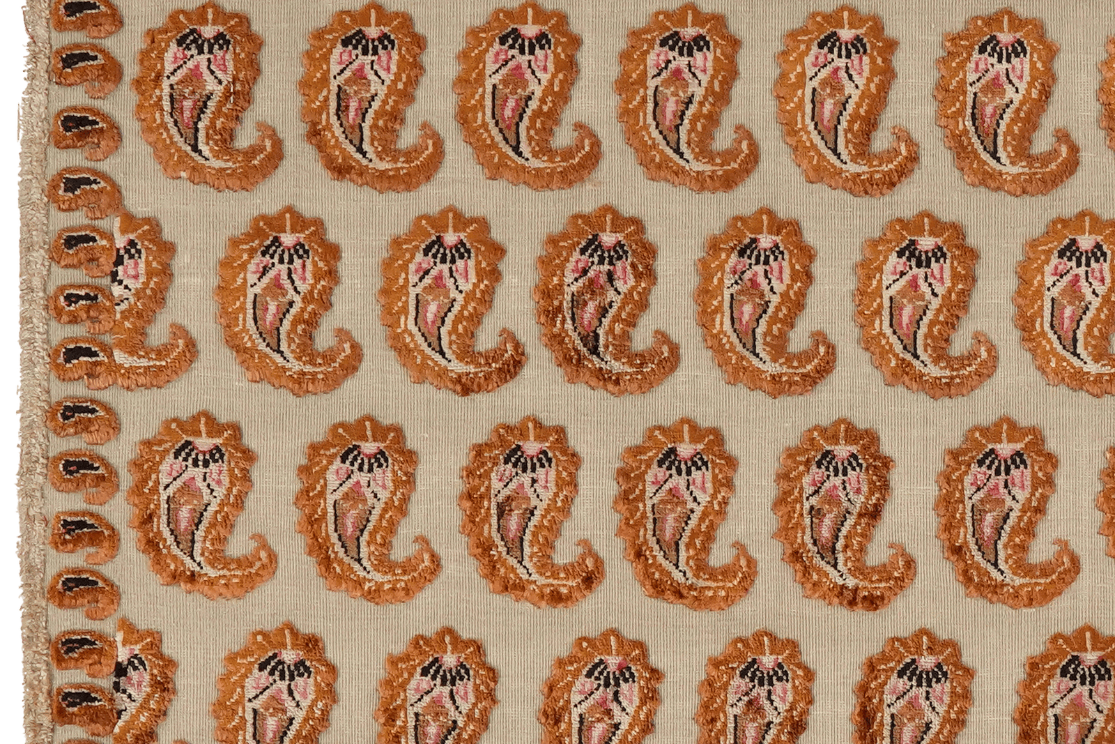 Kashan — Hand-knotted, 100x57 cm, Beige, 100% Virgin Wool | View 3