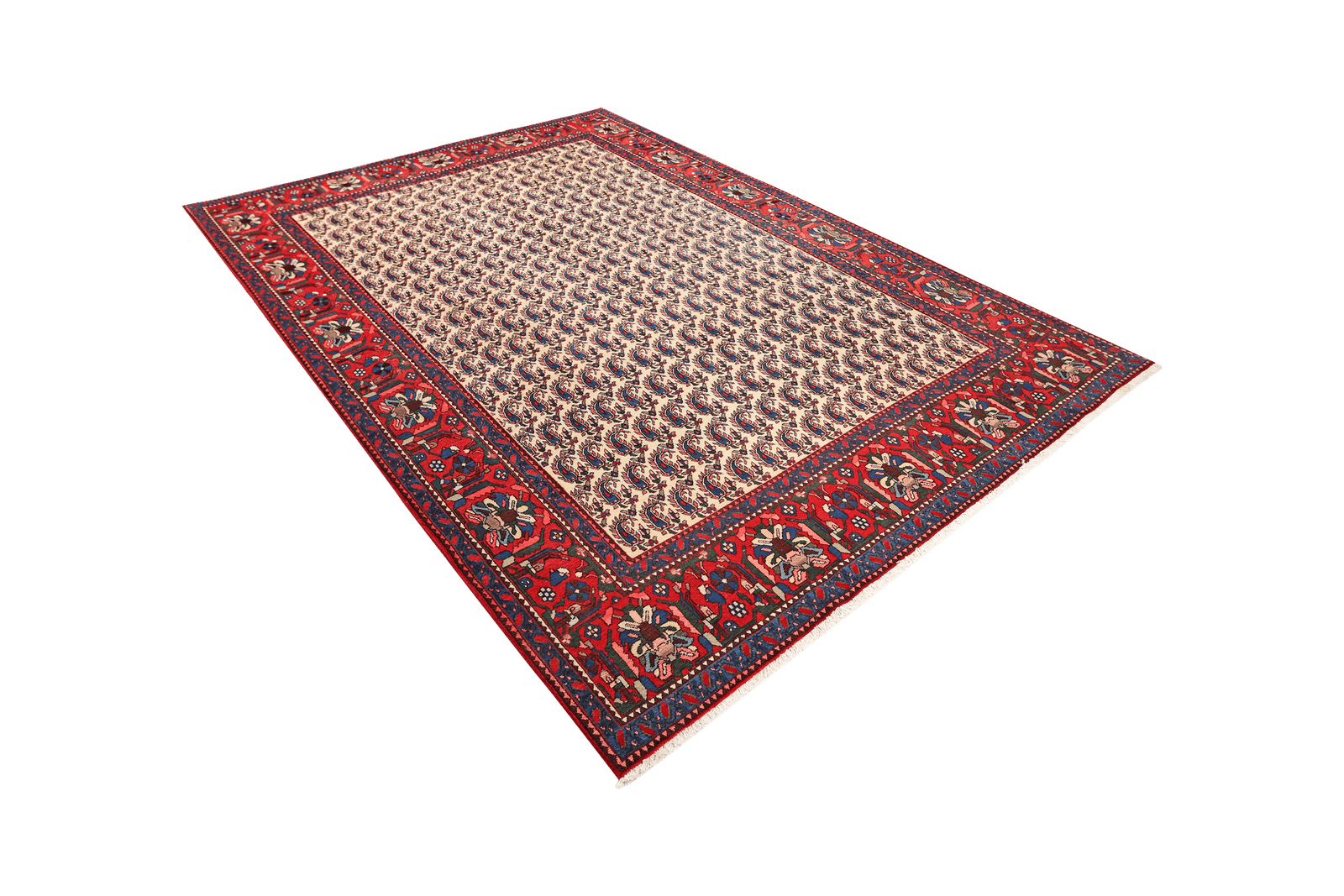 Abadeh — Hand-knotted, 202x301 cm, Beige, 100% Virgin Wool | View 5