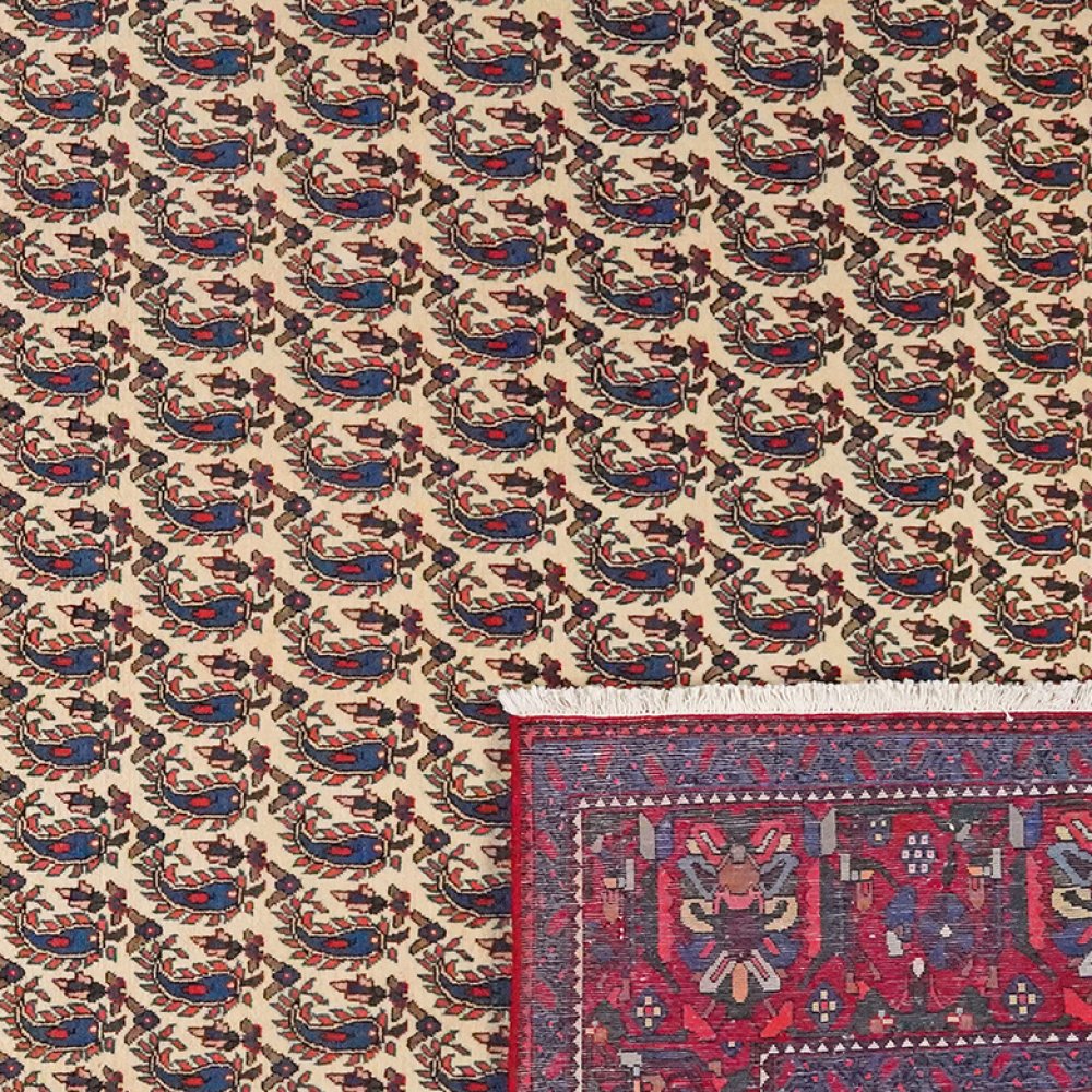 Abadeh — Hand-knotted, 202x301 cm, Beige, 100% Virgin Wool | View 6