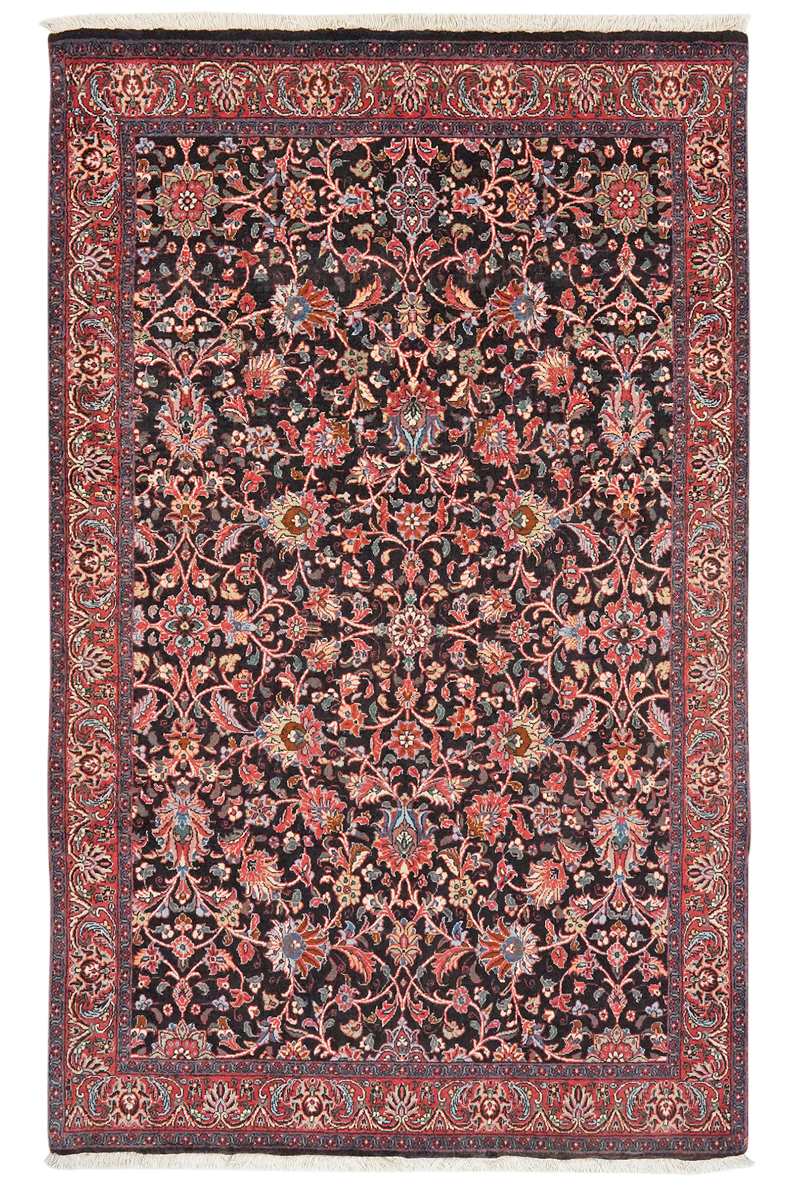 Bidjar — Handgefertigt, 174x109 cm, Rot, 100% Virgin Wool | Main view