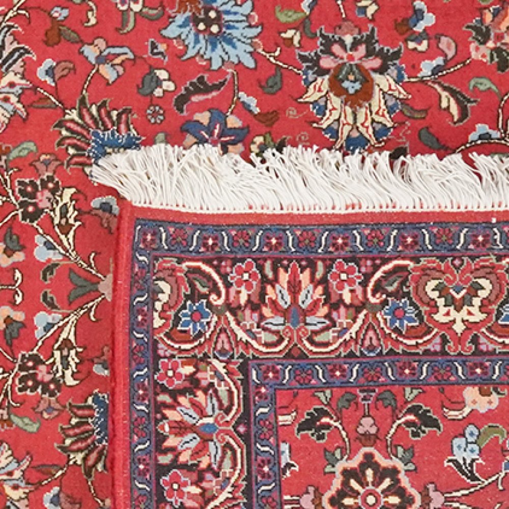 Bidjar — Hand-knotted, 112x174 cm, Red, 95% Schurwolle, 5% Seide | View 6