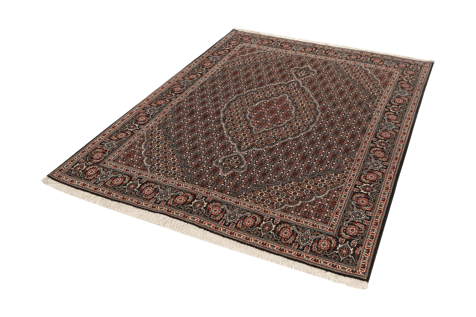 Tabriz 40 Raj — Hand-knotted, 153x198 cm, Blue, 100% Virgin Wool | View 5