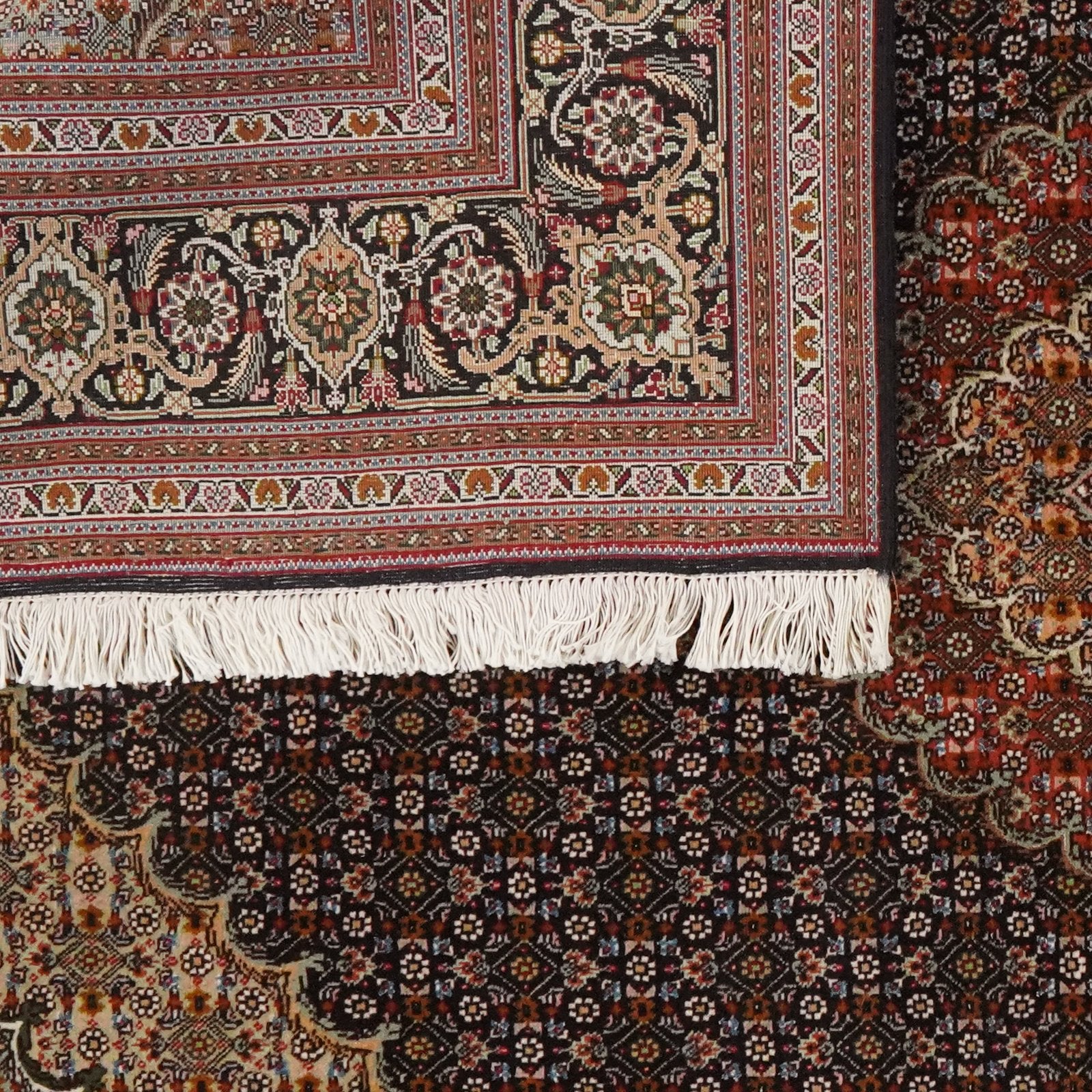 Tabriz 50 Raj — Hand-knotted, 156x213 cm, Blue, 100% Virgin Wool | View 6