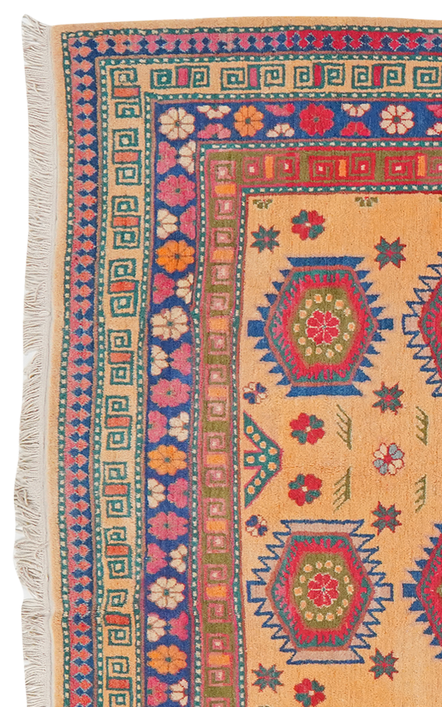 Samarkand — Handgefertigt, 263x154 cm, Beige, 100% Virgin Wool | View 4