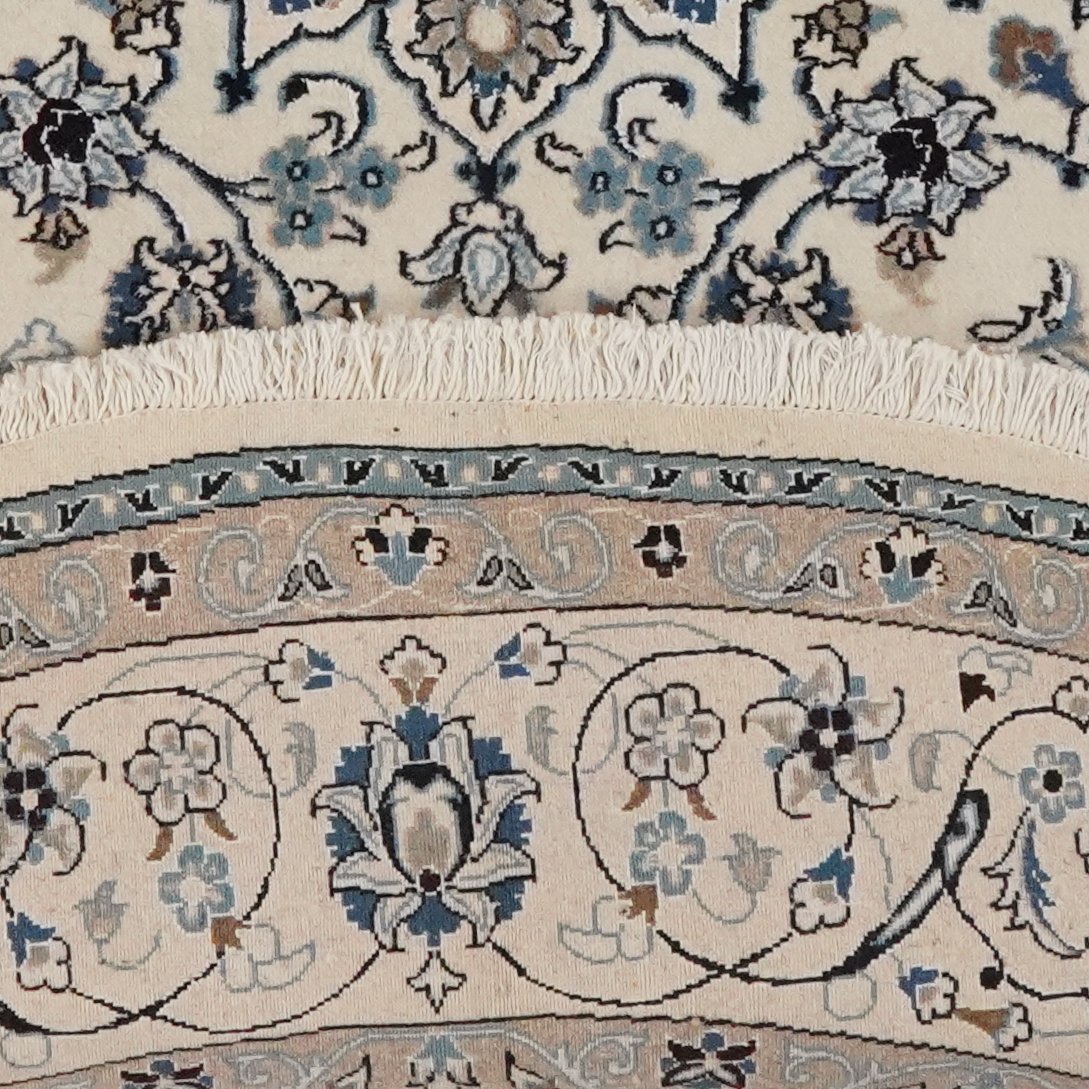 Nain — Hand-knotted, 246x246 cm, Beige, 100% Virgin Wool | View 6