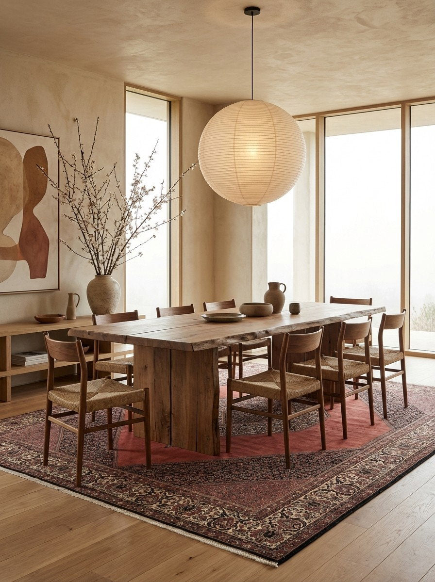 Bidjar — Handgefertigt, 358x253 cm, Beige, 100% Virgin Wool | Detail view