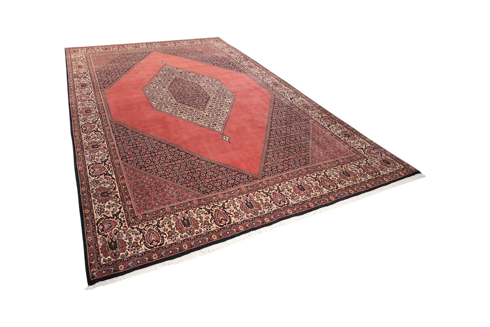 Bidjar — Handgefertigt, 358x253 cm, Beige, 100% Virgin Wool | View 6