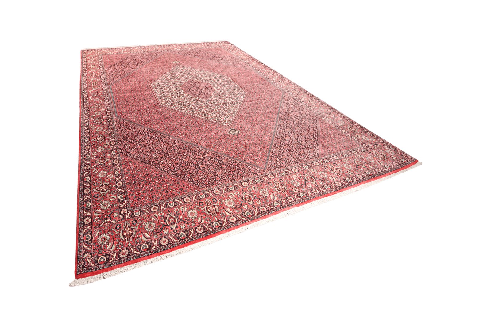 Bidjar — Hand-knotted, 302x402 cm, Red, 100% Virgin Wool | View 5