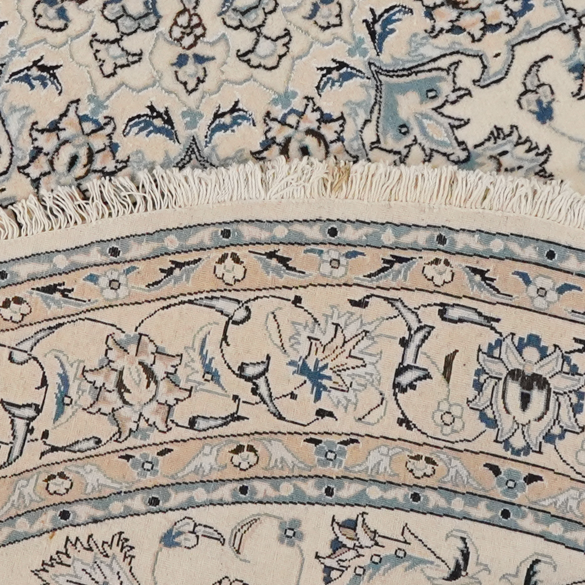 Nain — Hand-knotted, 246x246 cm, Beige, 100% Virgin Wool | View 6