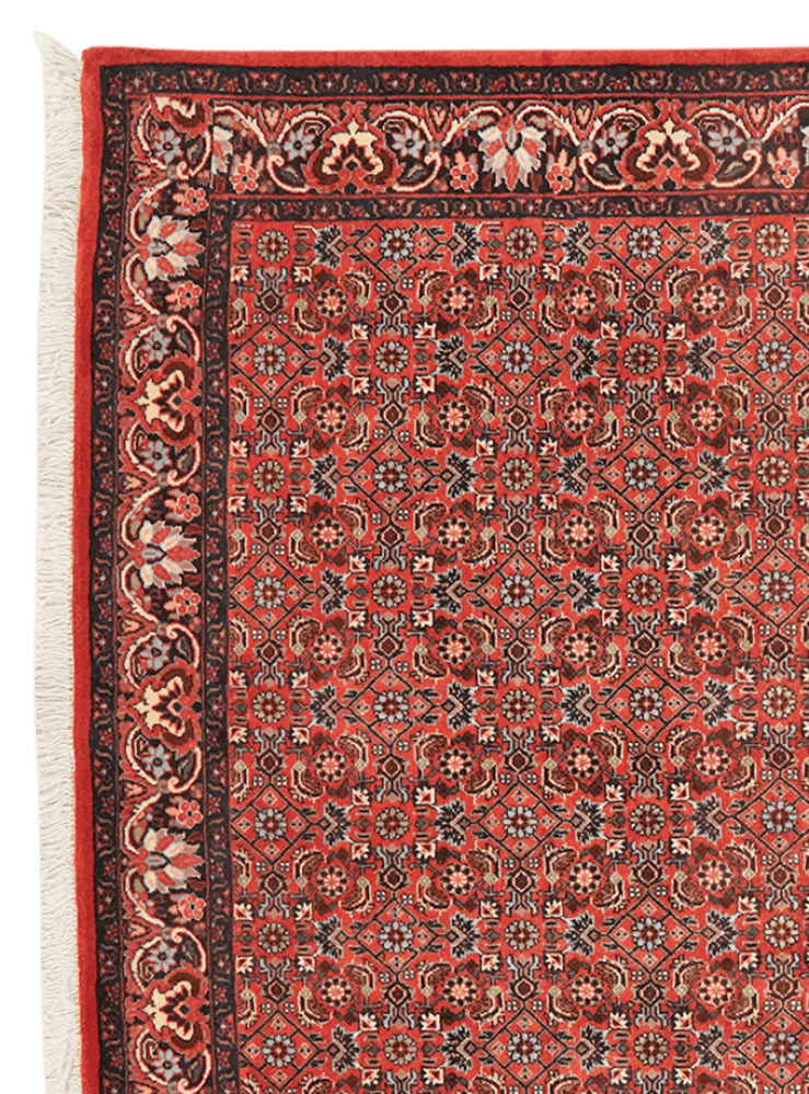 Bidjar — Hand-knotted, 112x168 cm, Red, 100% Virgin Wool | View 3