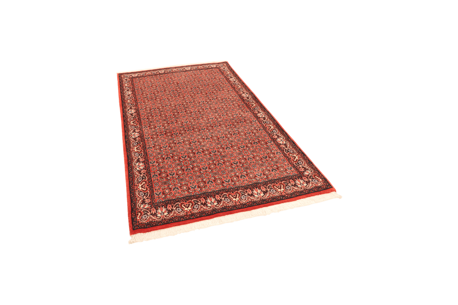 Bidjar — Hand-knotted, 112x168 cm, Red, 100% Virgin Wool | View 5