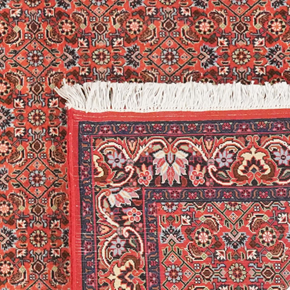 Bidjar — Hand-knotted, 112x168 cm, Red, 100% Virgin Wool | View 6
