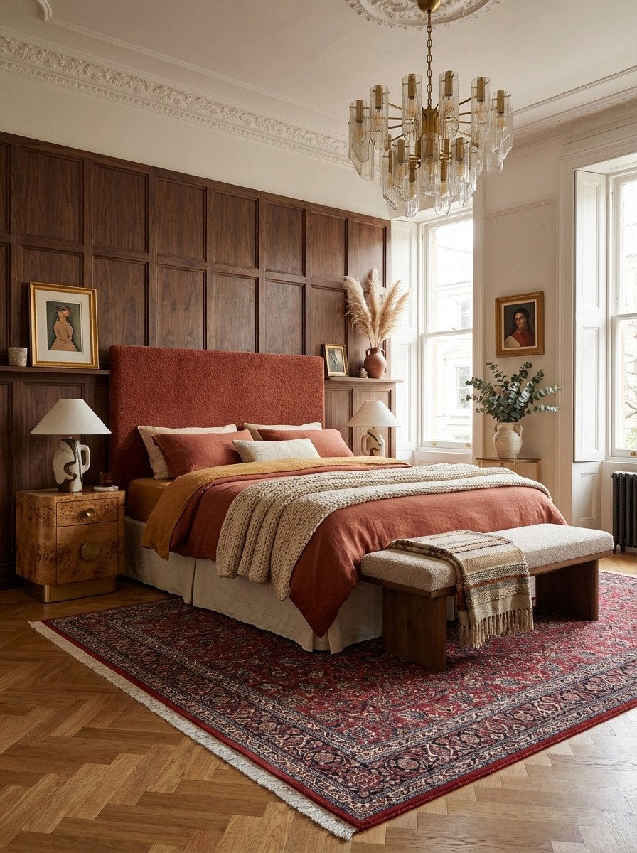 Bidjar — Handgefertigt, 298x254 cm, Blau, 100% Virgin Wool | Back view