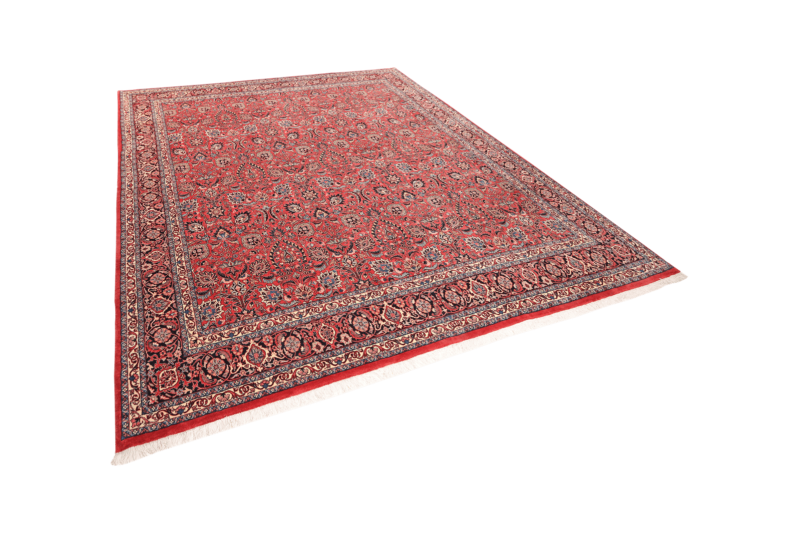Bidjar — Hand-knotted, 254x298 cm, Red, 100% Virgin Wool | View 5
