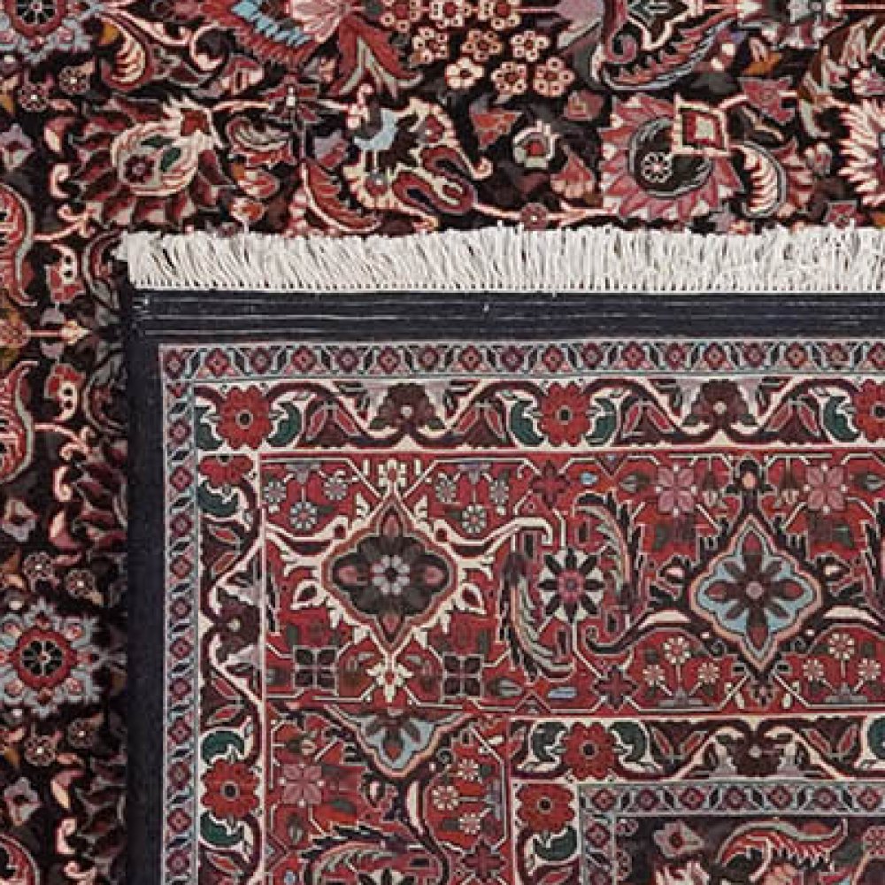 Bidjar — Hand-knotted, 254x353 cm, Blue, 100% Virgin Wool | View 6