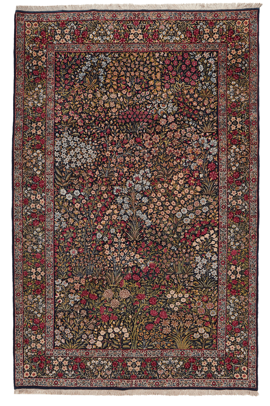 Ravar — Hand-knotted, 149x229 cm, Blue, 100% Virgin Wool | Main view