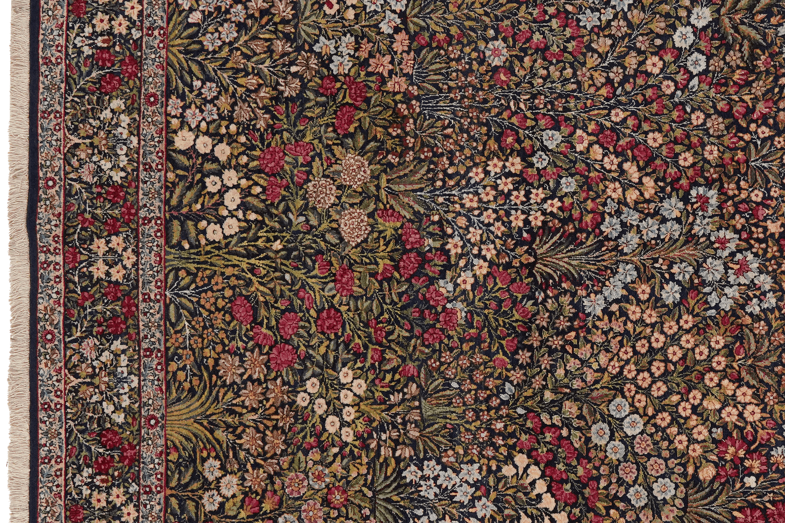 Ravar — Hand-knotted, 149x229 cm, Blue, 100% Virgin Wool | View 3