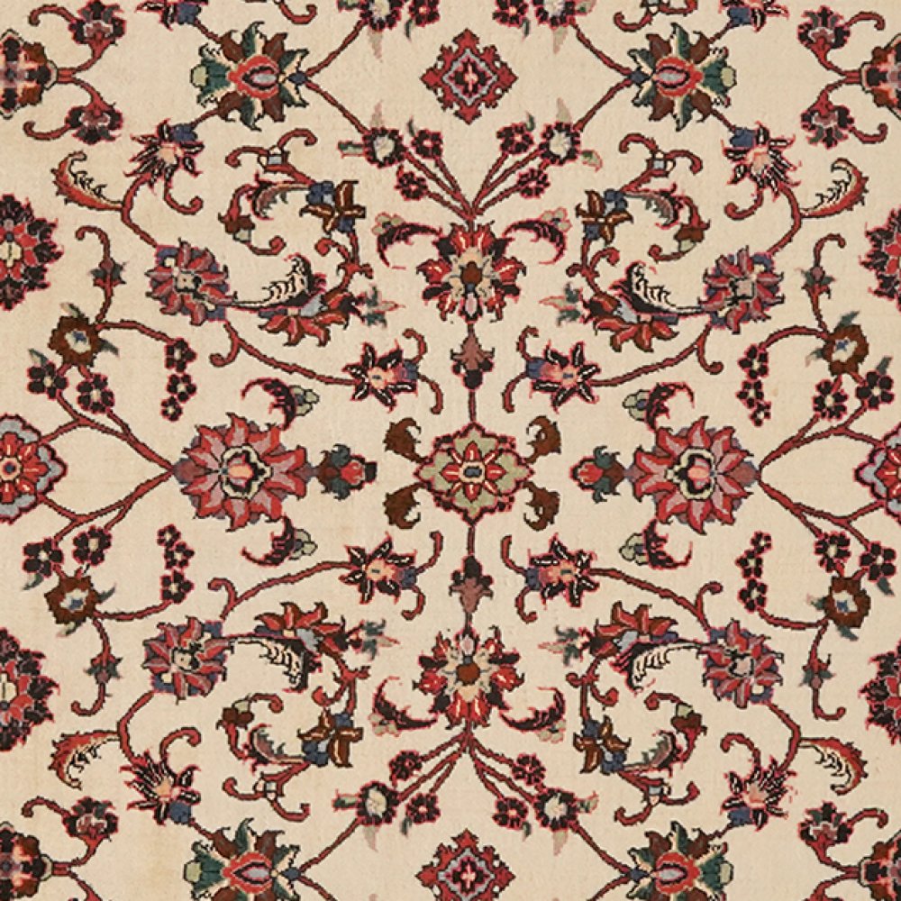 Bidjar — Hand-knotted, 109x172 cm, Beige, 95% Schurwolle, 5% Seide | View 4