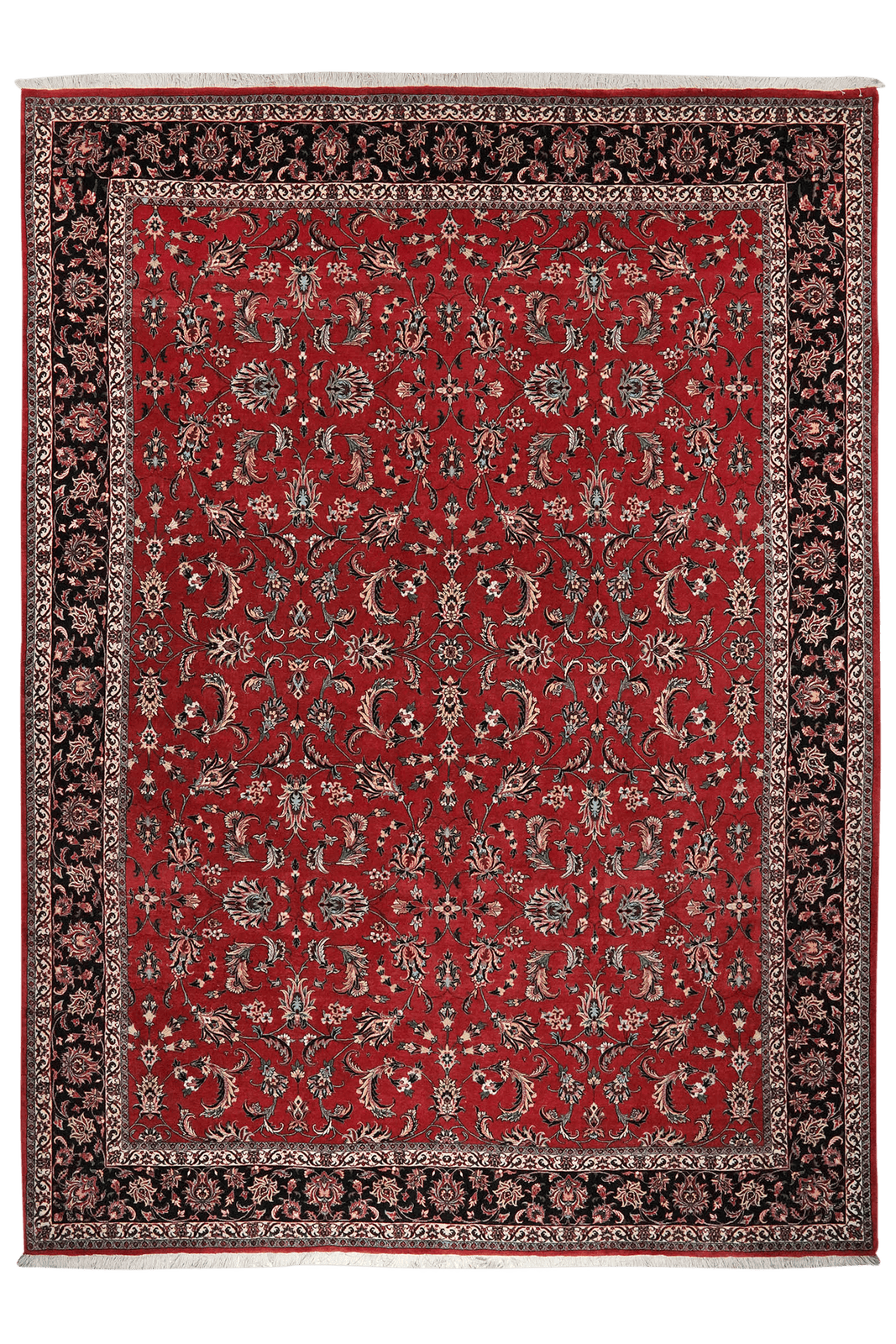 Bidjar — Hand-knotted, 250x347 cm, Red, 100% Virgin Wool | Main view