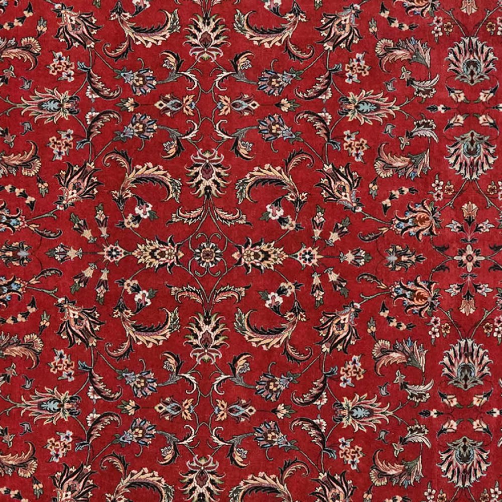 Bidjar — Hand-knotted, 250x347 cm, Red, 100% Virgin Wool | View 4
