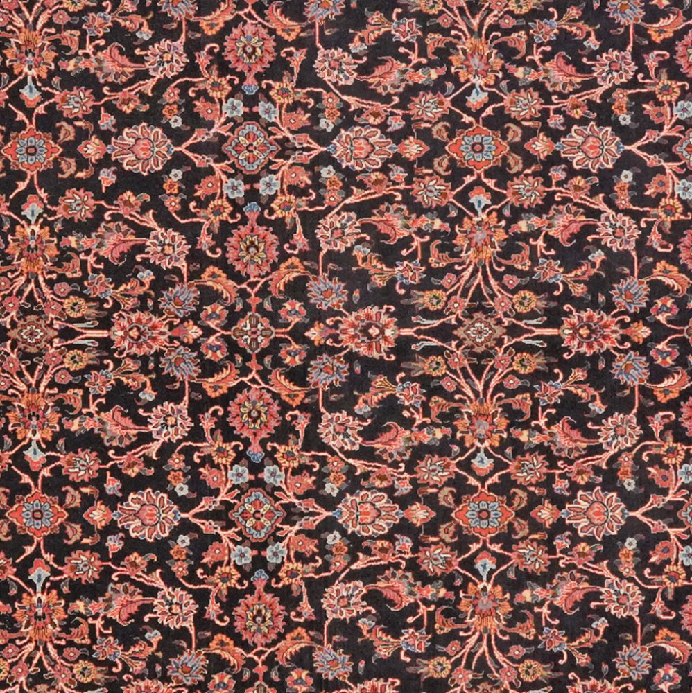 Bidjar — Hand-knotted, 162x224 cm, Blue, 100% Virgin Wool | View 4