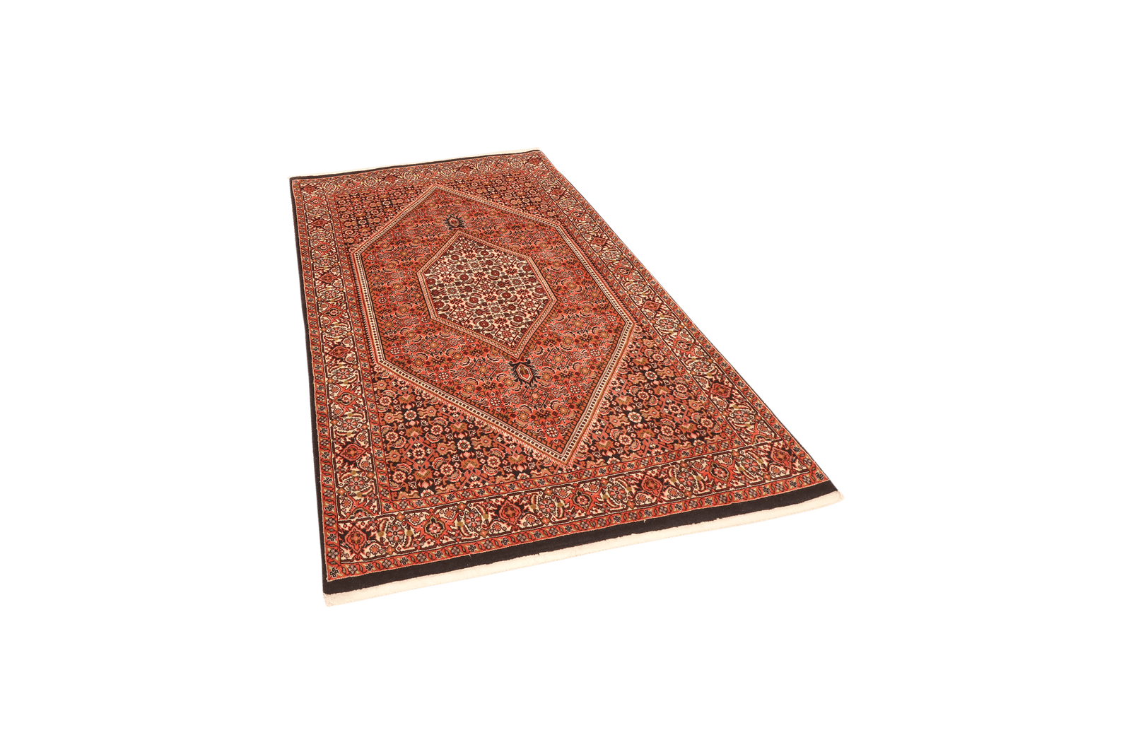 Bidjar Zandjan — Hand-knotted, 114x184 cm, Red, 100% Virgin Wool | View 5