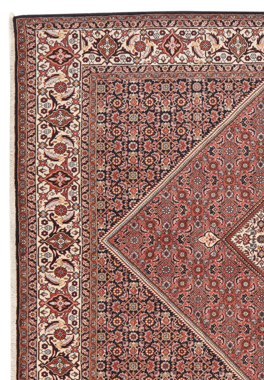 Bidjar — Hand-knotted, 204x246 cm, Beige, 100% Virgin Wool | View 3