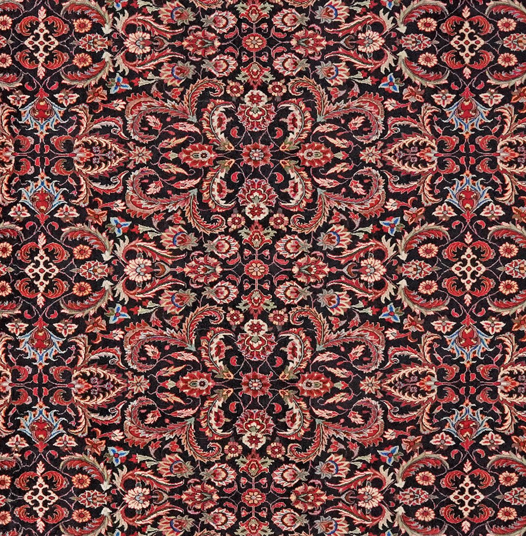 Bidjar Bookan — Hand-knotted, 206x305 cm, Blue, 100% Virgin Wool | View 4