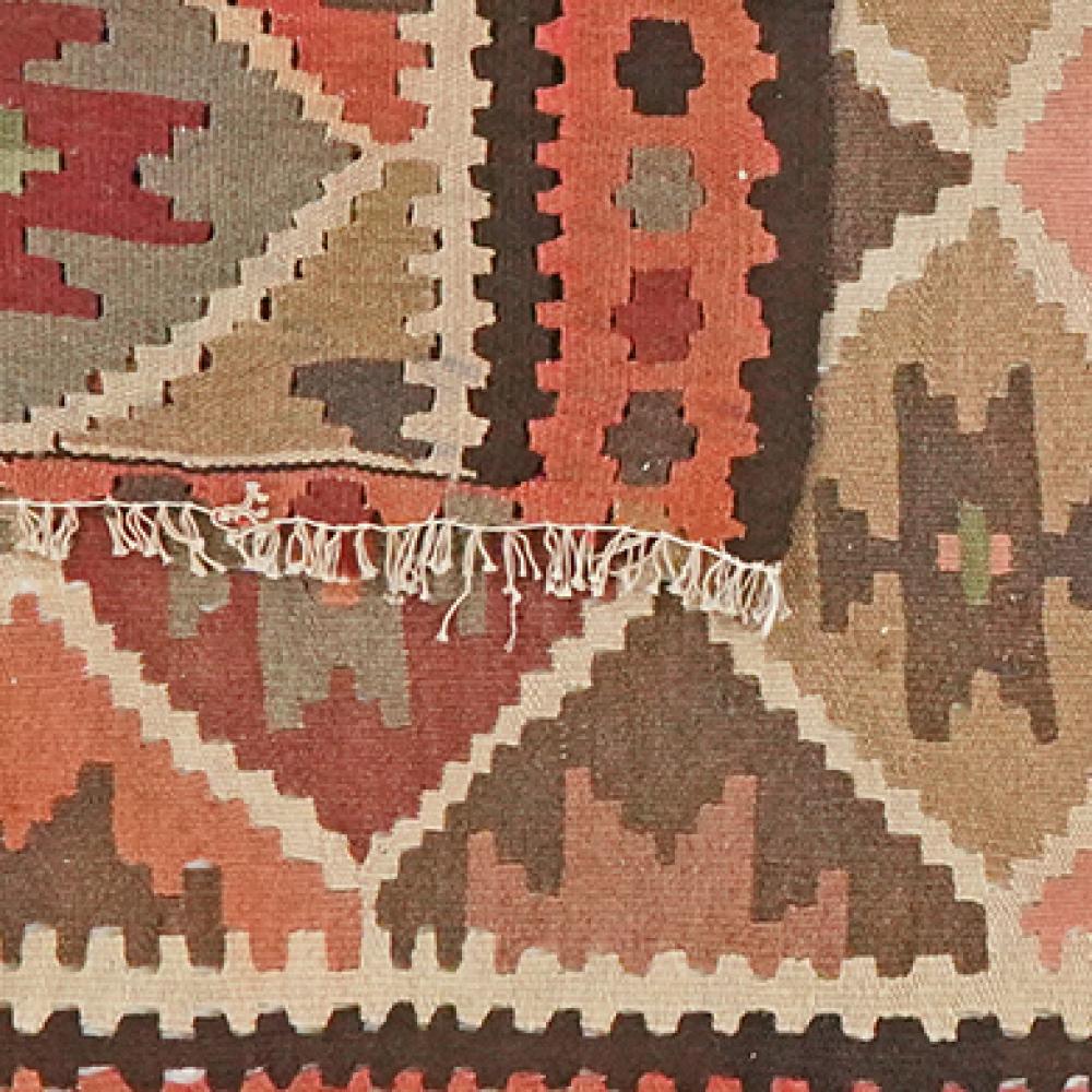 Kelim Harssin — Handmade, 97x159 cm, Beige, 100% Virgin Wool | View 6