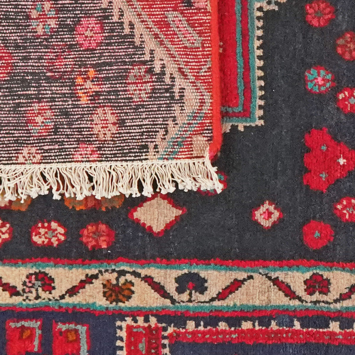 Kolyai — Hand-knotted, 84x147 cm, Red, 100% Virgin Wool | View 6
