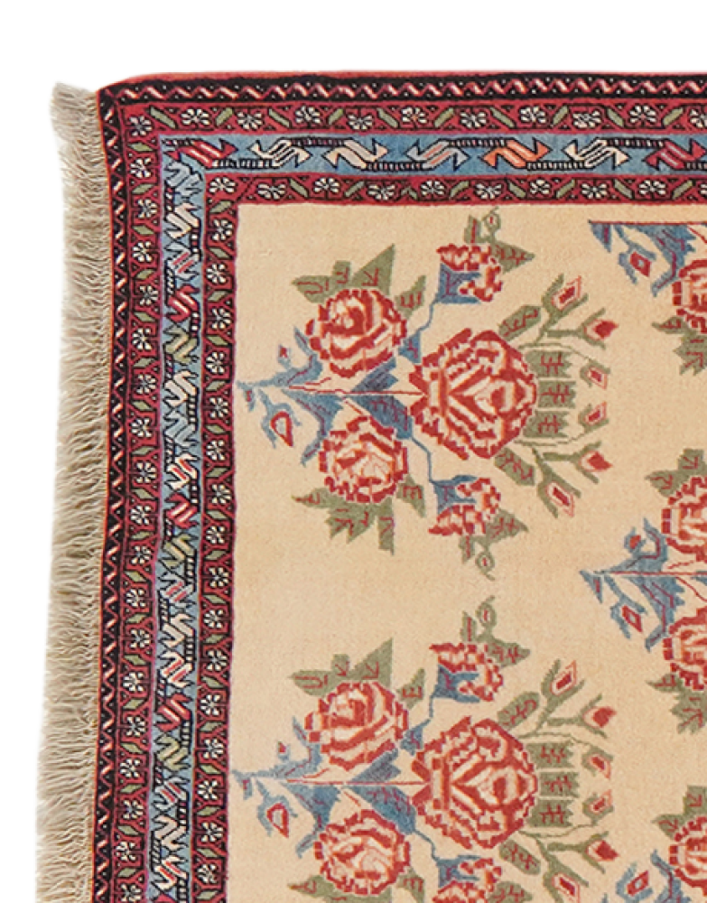 Afshar — Handgefertigt, 274x87 cm, Blau, 100% Virgin Wool | View 4