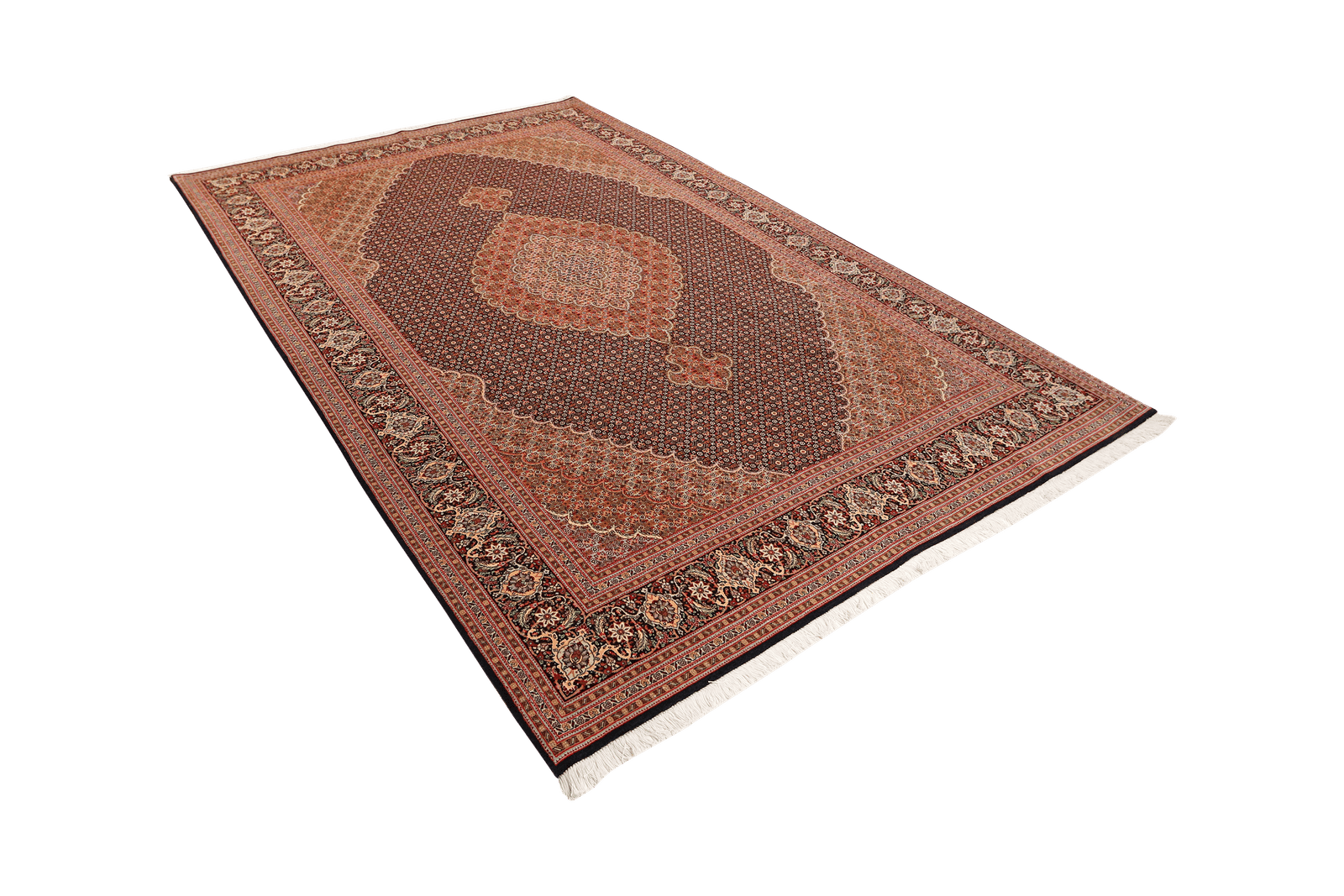 Tabriz 50 Raj — Hand-knotted, 203x305 cm, Blue, 100% Virgin Wool | View 5