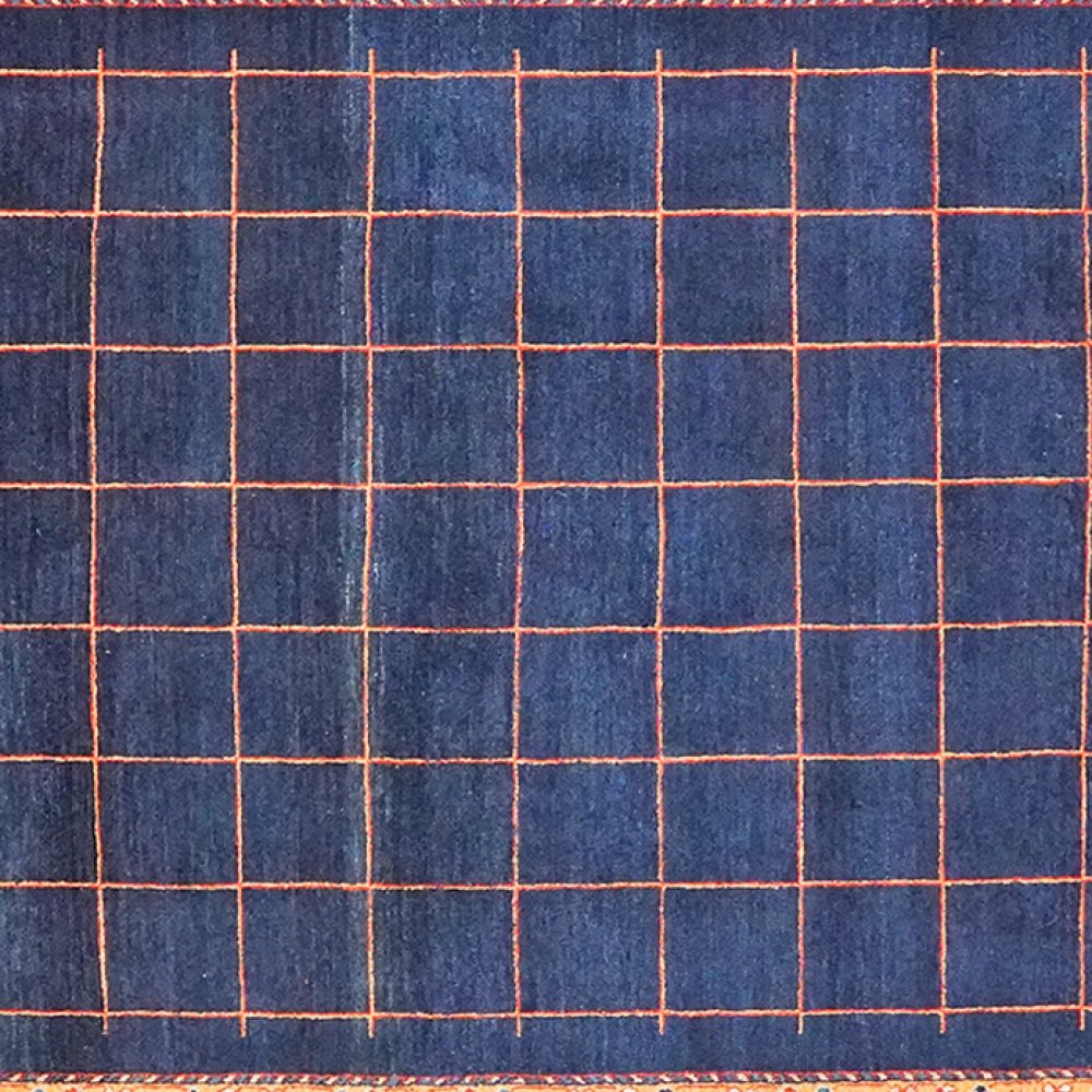 Rizbaf — Hand-knotted, 250x353 cm, Blue, 100% Virgin Wool | View 4