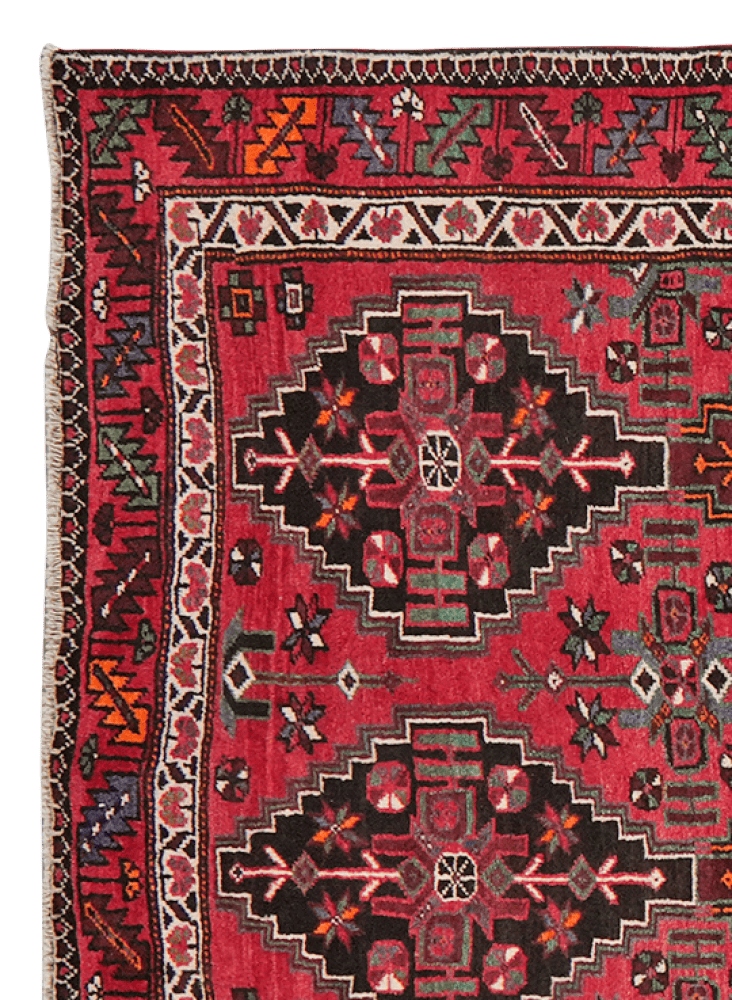 Kordibaf — Hand-knotted, 150x417 cm, Red, 100% Virgin Wool | View 3
