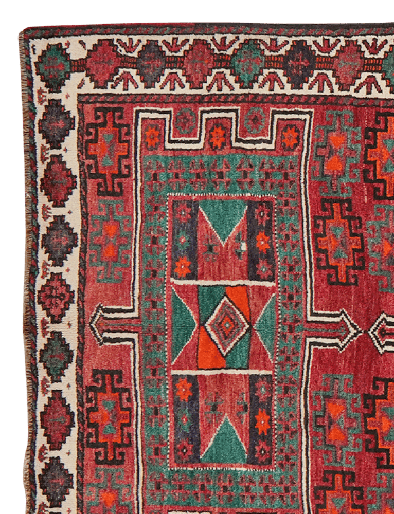 Kordibaf — Hand-knotted, 147x409 cm, Multicolor, 100% Virgin Wool | View 3