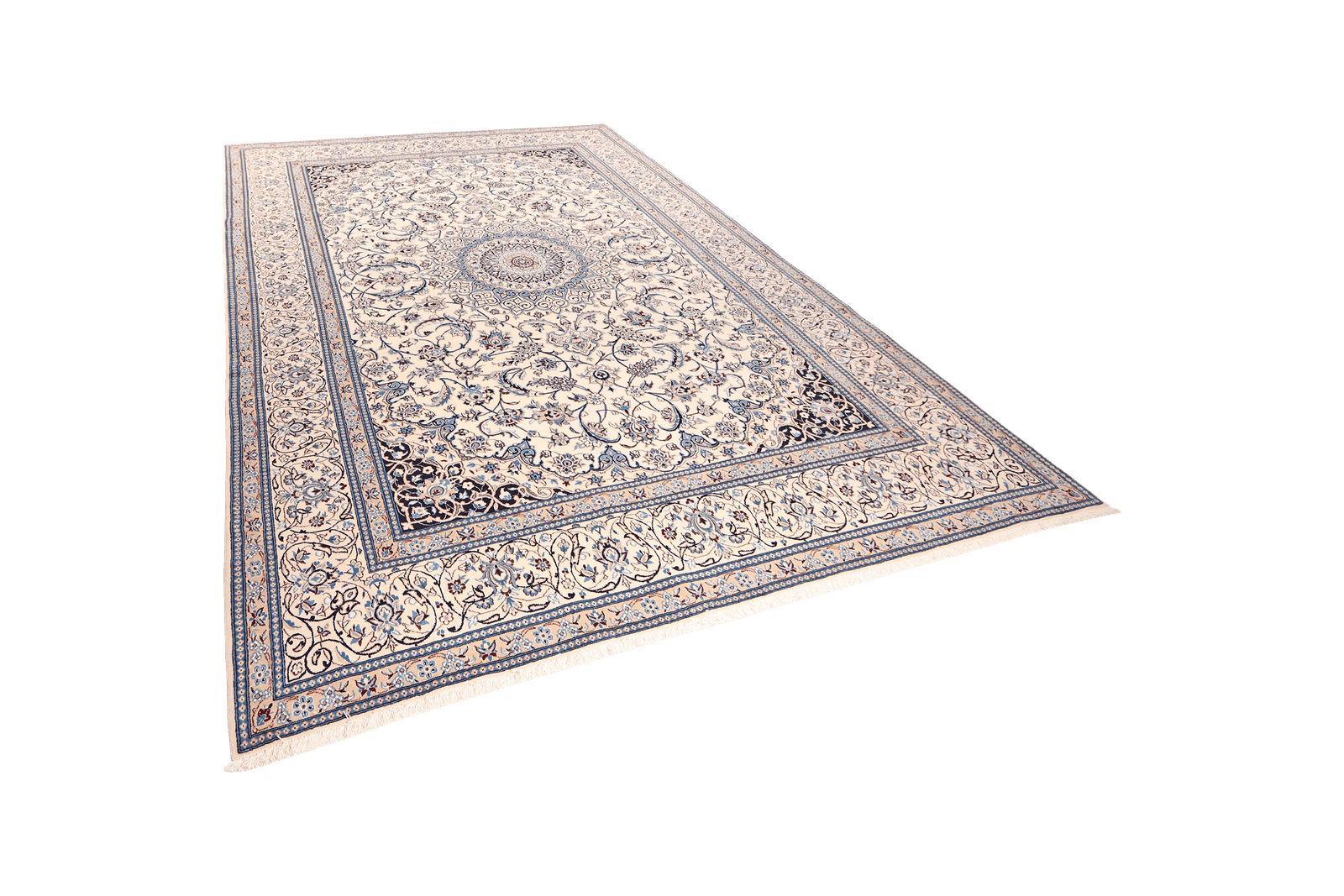 Nain 9La — Hand-knotted, 252x350 cm, Beige, 100% Virgin Wool | View 5